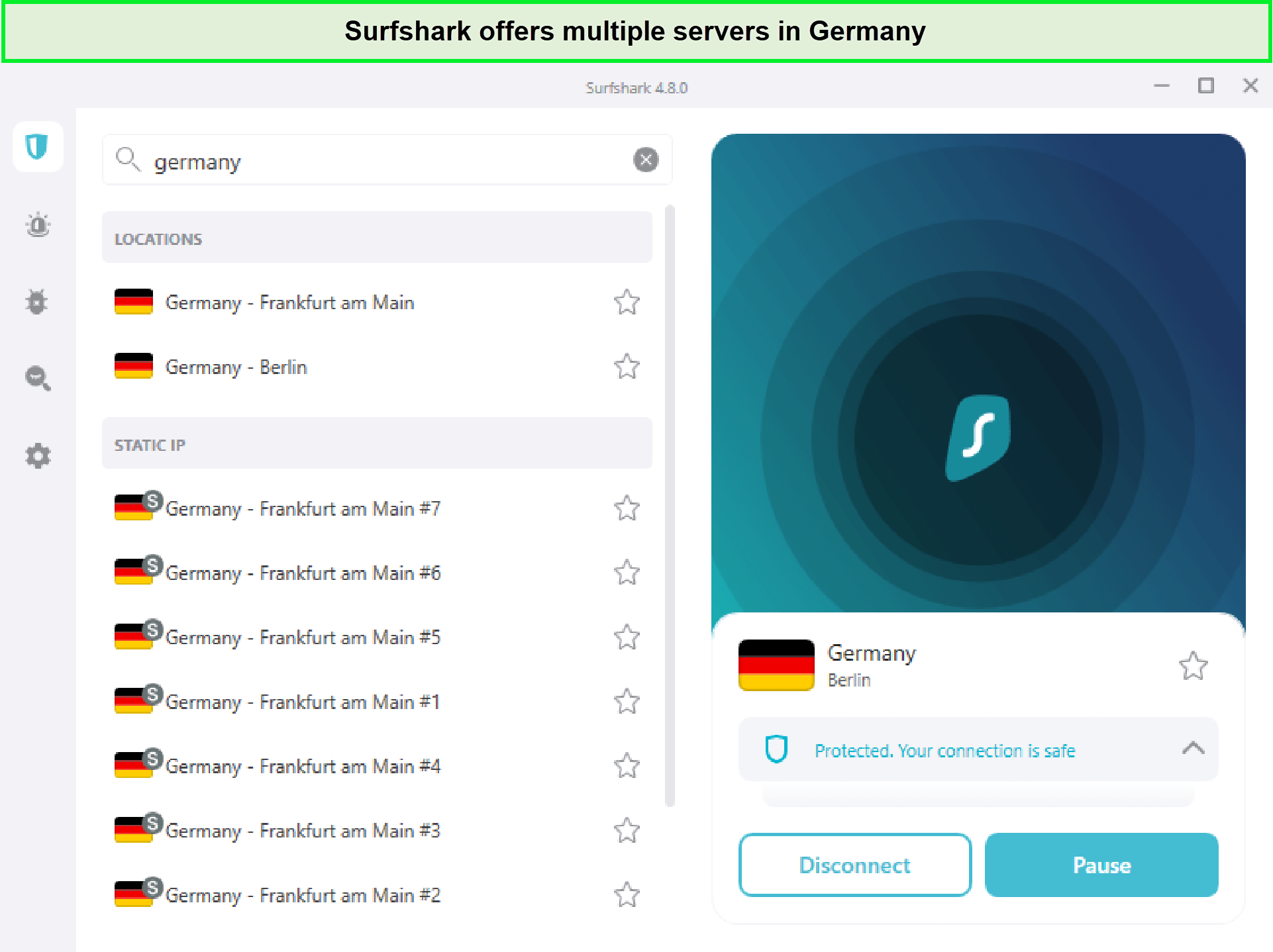 surfshark-german-servers-For France Users