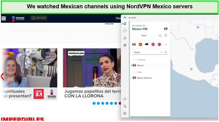 watch-mexican-channels-using-nordvpn-mexico-servers-in-USA