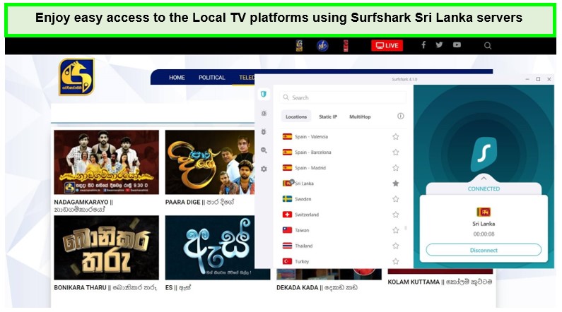 watch-srilankan-channels-using-surfshark-srilanka-servers-For South Korean Users