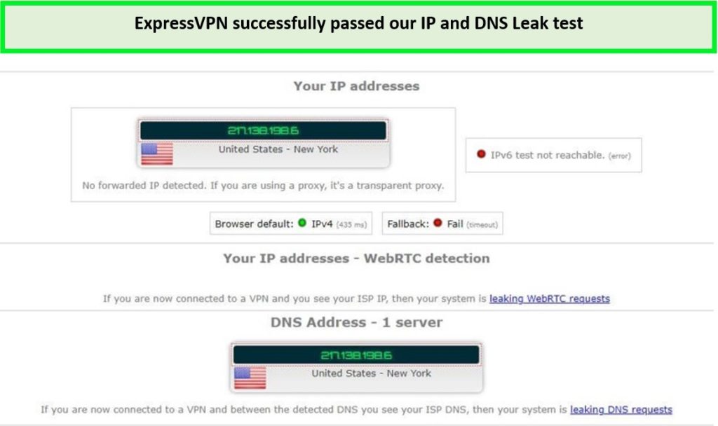  ExpressVPN DNS-Leak-Test in - Deutschland 