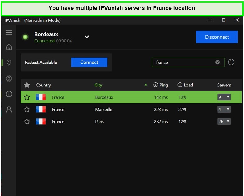 Ipvanish-servers-in-france-in-Italy