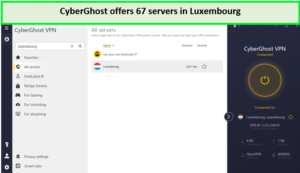 cyberghost-luxembourg-servers