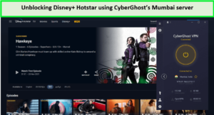 cyberghost-unblock-disney+-hotstar-in-USA