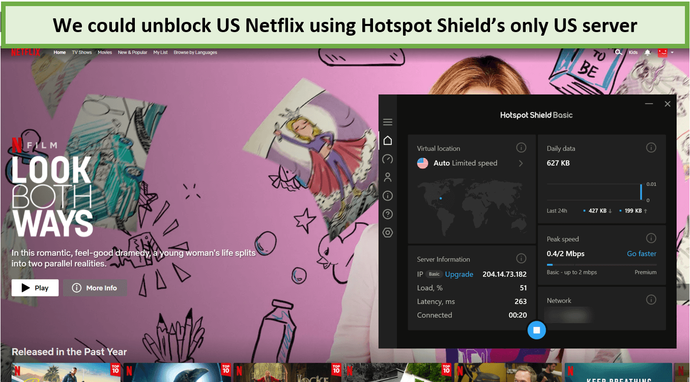  Hotspot Shield débloqué Netflix US 