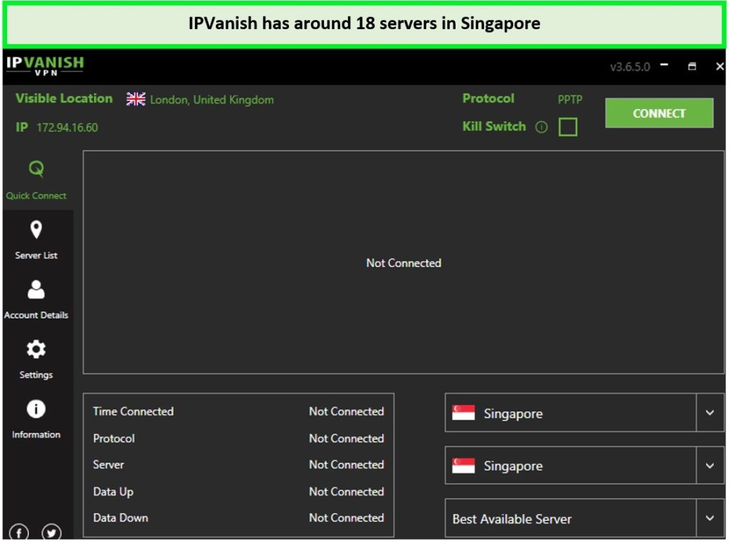 IPVanish-Singapore-servers