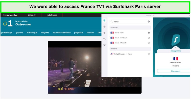  Desbloquear Francetv con Surfshark IP de Francia in - Espana 