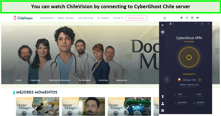cyberghost-unblock-chile-sites-in-Spain