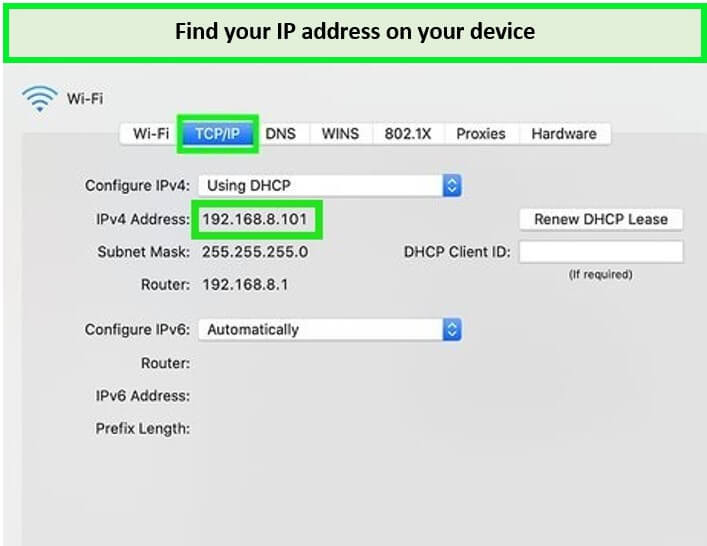  Finde deine IP-Adresse 