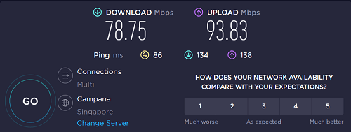 expressvpn-speed-test-with-vpn-for-singapore-in-Japan