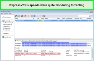 ExpressVPN-Torrenting-Speeds on-Bittorrent