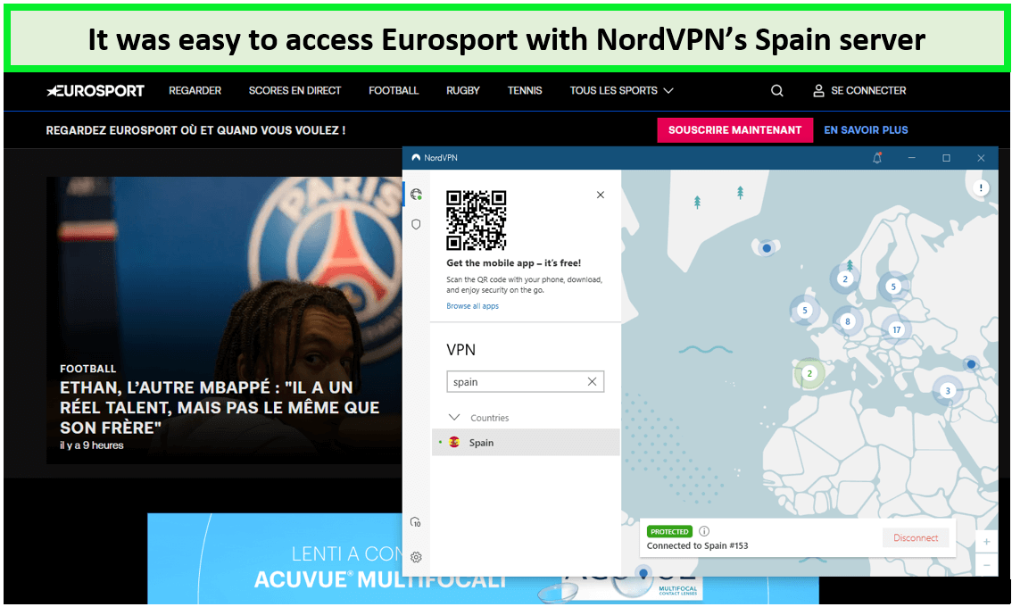  NordVPN-Eurosport außerhalb der Blockierung entsperrt. Deutschland 