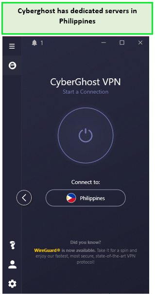 Cyberghost-Philippines-server