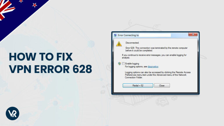 Fixes VPN Error 628-NZ