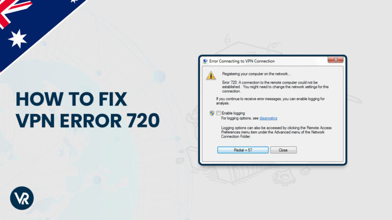 Fixes VPN Error 720-AU