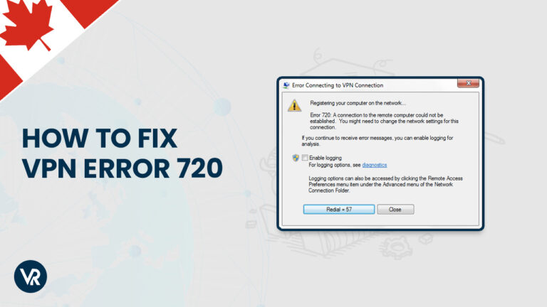 Fixes VPN Error 720-CA