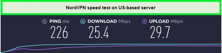 vpn-one-click-speed-test-result-with-canada-server-in-USA