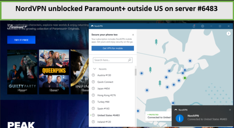 NordVPN-unblocked-Paramount-outside-US