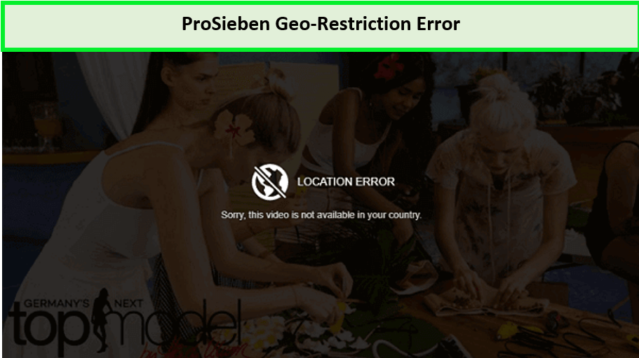 ProSieben-Geo-restriction-error-in-France