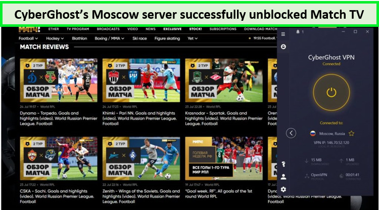 cyberghost-server-unblocks-match-tv-in-India