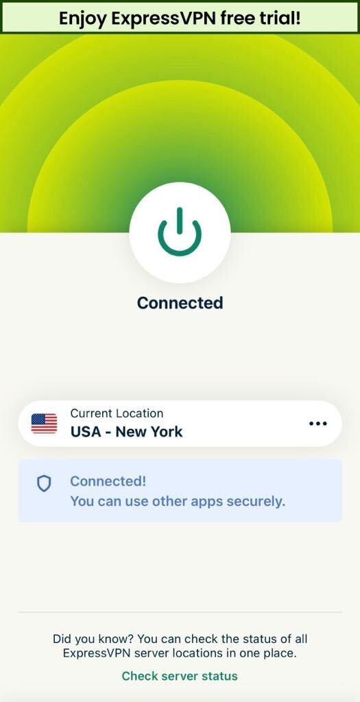 expressvpn-connected-to-iphone-in -UK
