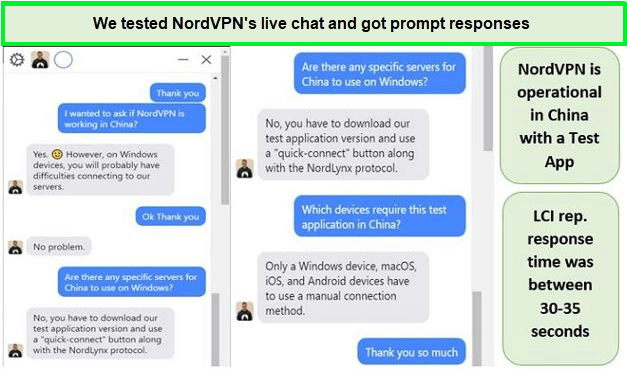  Test de chat en direct NordVPN in - France 