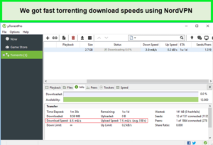  NordVPN-Torrenting-Geschwindigkeiten in - Deutschland 