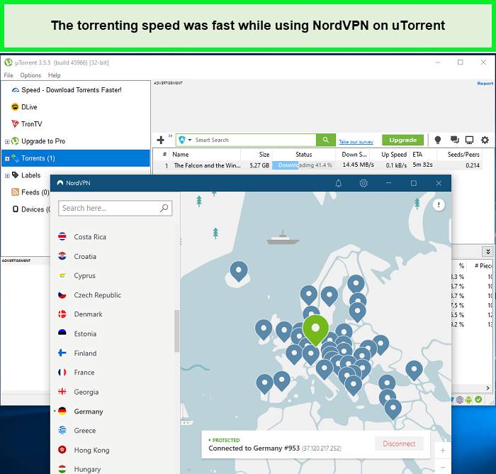 nordvpn-torrenting-speeds-on-utorrent-in-Singapore