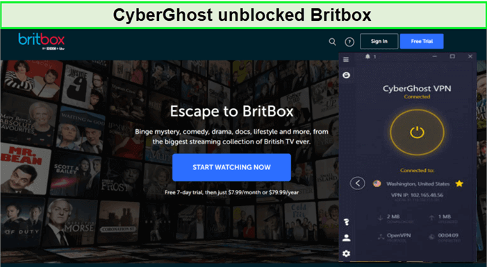 cyberghost-unblocks-britbox-in-Japan