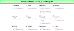 PrivateVPN-Servers