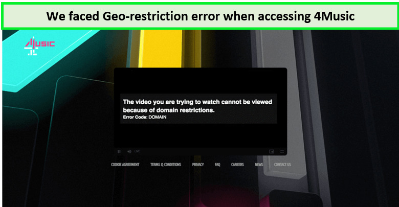 geo-restriction-errorIf you access 4Music  , you'll receive this geo-restriction error.