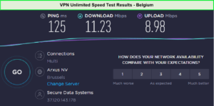 Serwer prędkości-test-belgium