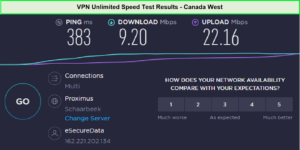 Ταχύτητα δοκιμής-canada-west-server