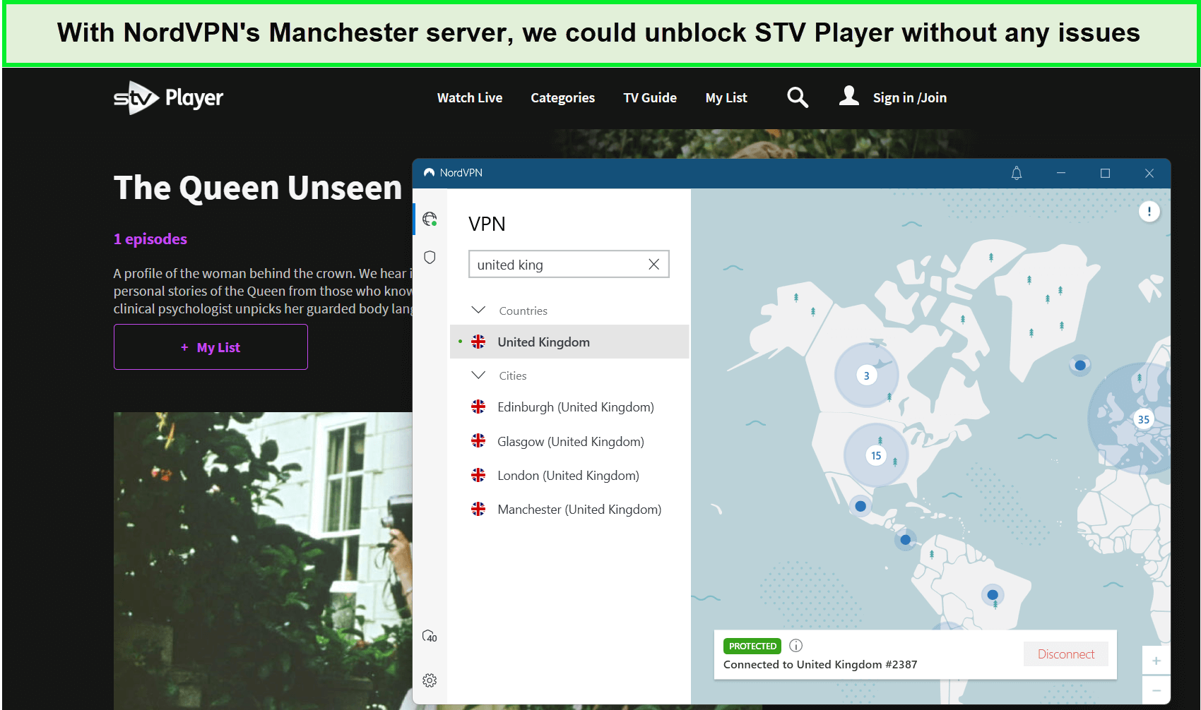  NordVPN-STV-Player entsperrt in - Deutschland 