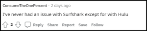 surfshark-reddit-review-in-Spain