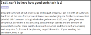 surfshark-reddit-review-in-Italy