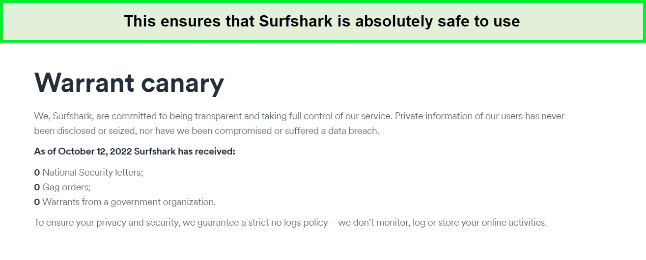  Surfshark-warrant-canary- Surfshark-warrant-canary- in - Nederland 