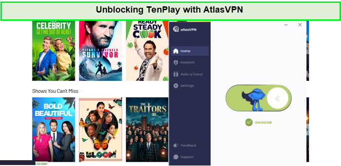 unblocked-tenplay-with-atlasvpn-in-India