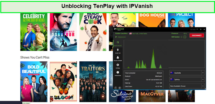 unblocked-tenplay-with-ipvanish-in-India