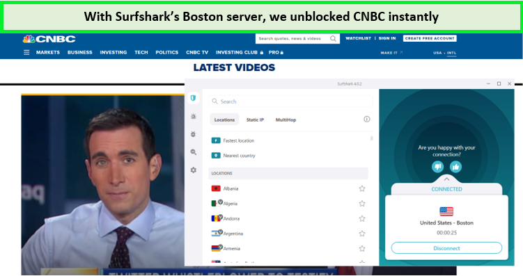 unblock-cnbc-with-surfshark-in-Spain