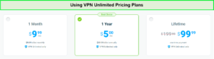 Plans a prezzi non limitati VPN