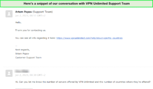 Team di supporto non limitato VPN