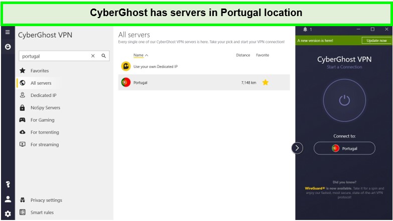 cyberghost-servers-in-portugal