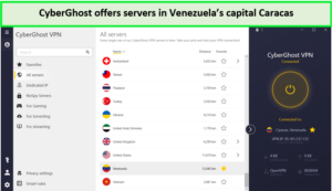 cyberghost-venezuela-ip-address-servers-For France Users