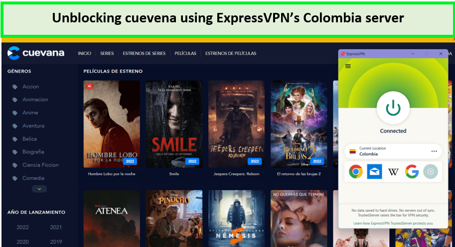 ExpressVPN-Colombianische Seite entsperren in - Deutschland 