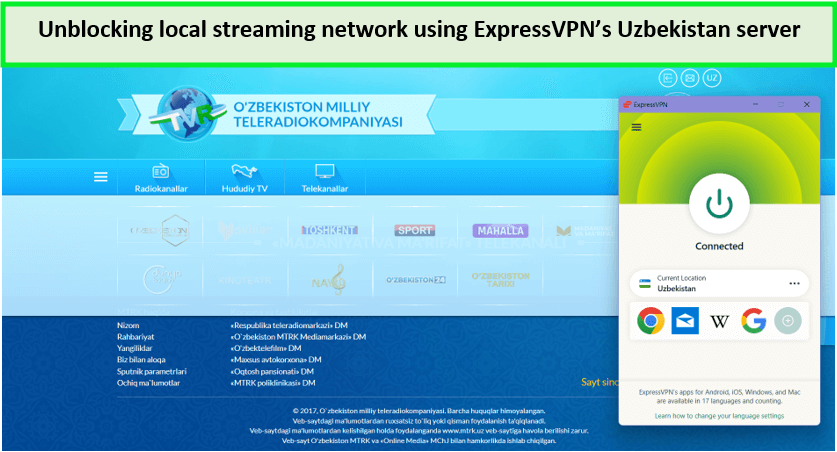 expressvpn-unblock-uzbekistan-streaming-site-For Spain Users