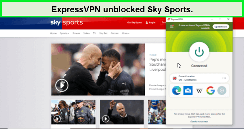  ExpressVPN - Sbloccato Sky Sports in Italia 