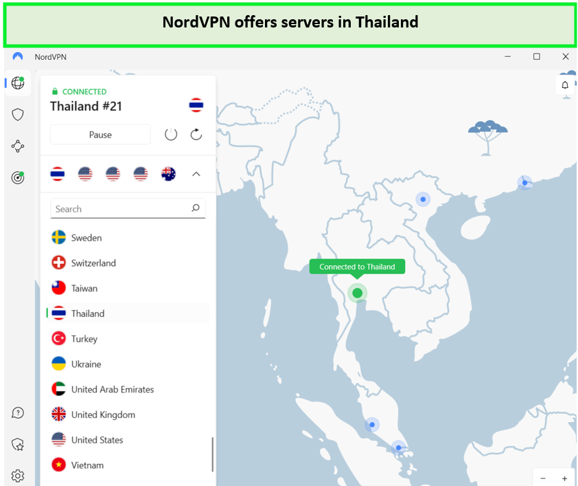 nordvpn-thailand-servers-For South Korean Users