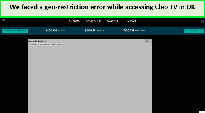 cleo-tv-geo-restriction-error-uk