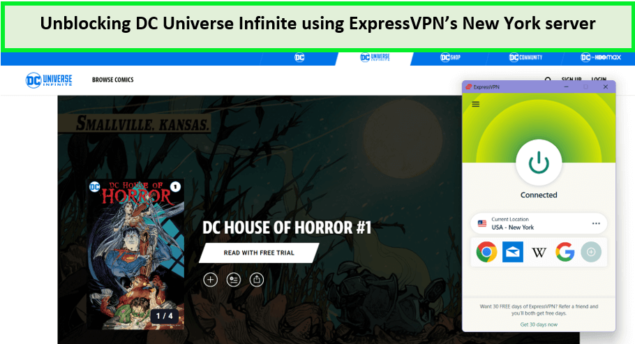  ExpressVPN unblock DC Universe Infinite entsperren in - Deutschland 