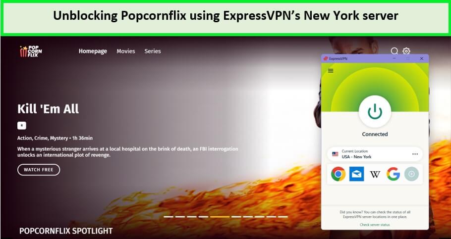  ExpressVPN verwenden, um Popcornflix zu entsperren. in - Deutschland 